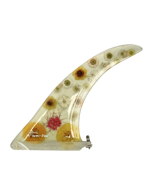 Flower Power - Reform Customs - 9" Semi-Flex Longboard Fin Reform Customs 9" Flowers 