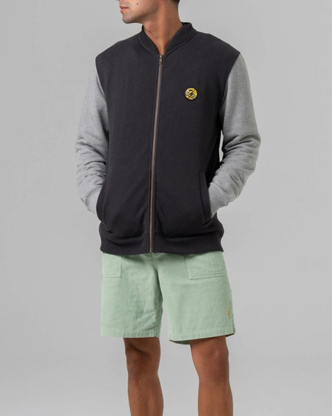 Juice Badge Bomber Light Jacket - Lightning Bolt Surf Co Jacket Lightning Bolt   