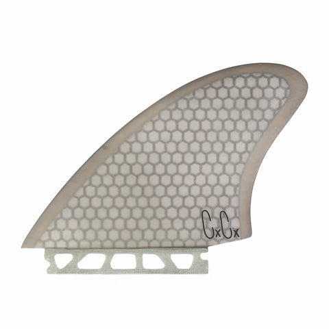 Christenson Twin Honeycomb Smoke Twin Fin - Futures - Surfboard Fin Surfboard Fins Captain Fin Co   