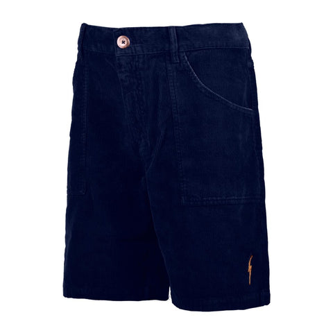 Corduroy Walkshorts Dress Blue - Lightning Bolt Surf Co Board Shorts Lightning Bolt 30"  